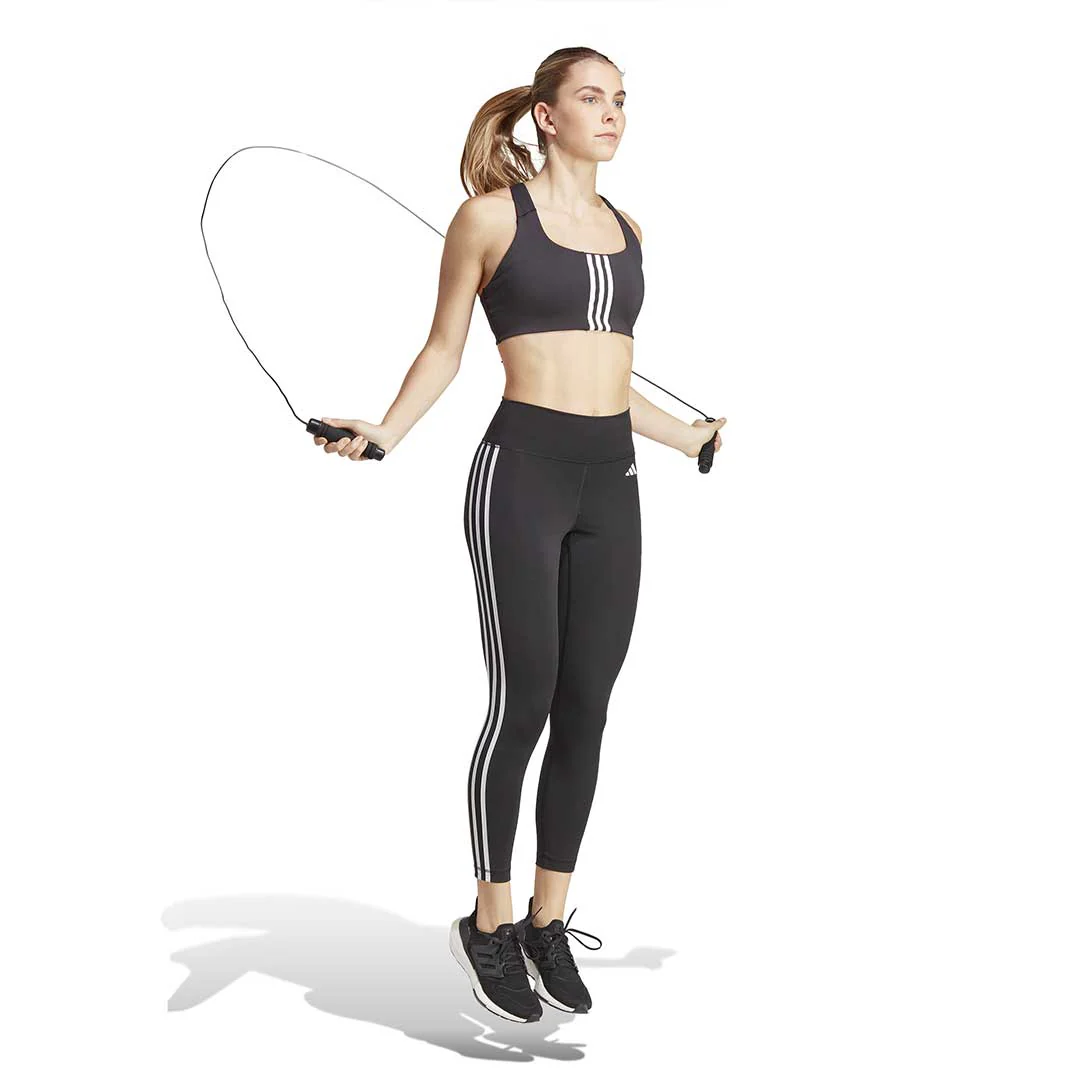 adidas - Women's Train Essentials 3 Stripes High Waisted 7/8 Leggings (HT5438) - Image 4