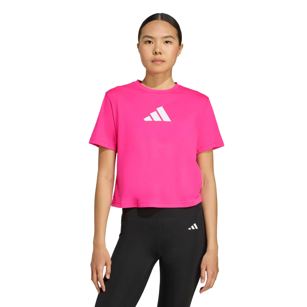adidas - Women's Train Essentials Big Logo Performance Training T-Shirt (JX3894) - Image 2