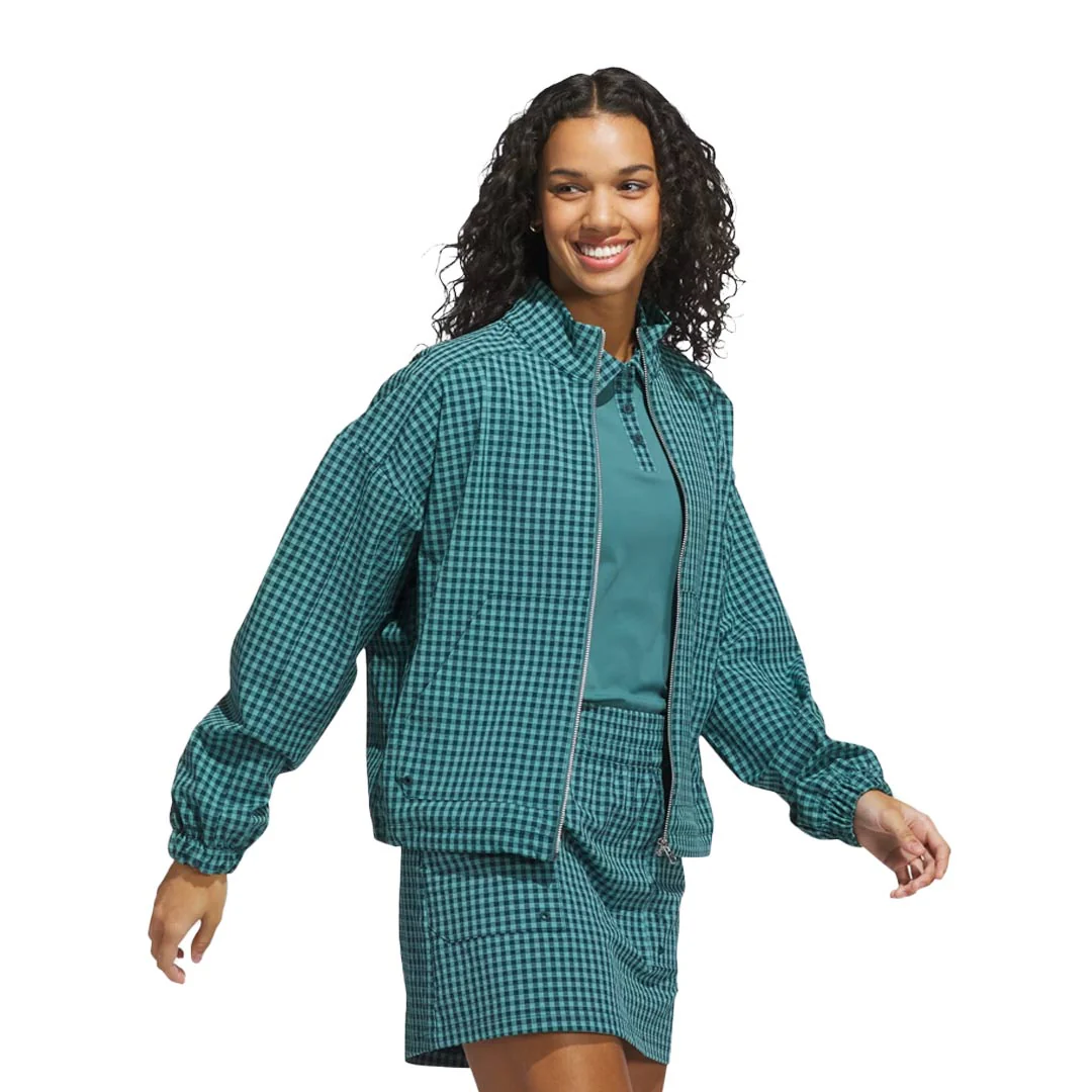 adidas - Women's Ultimate365 Gingham Jacket (JN7558) - Image 3