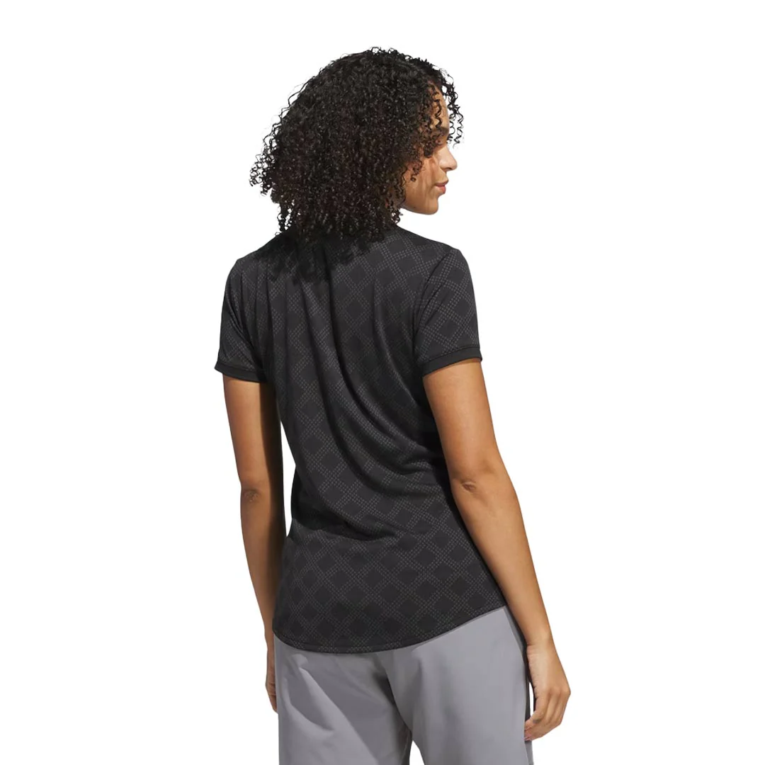 adidas - Women's Ultimate365 Jacquard Short Sleeve Polo (JN8344) - Image 3