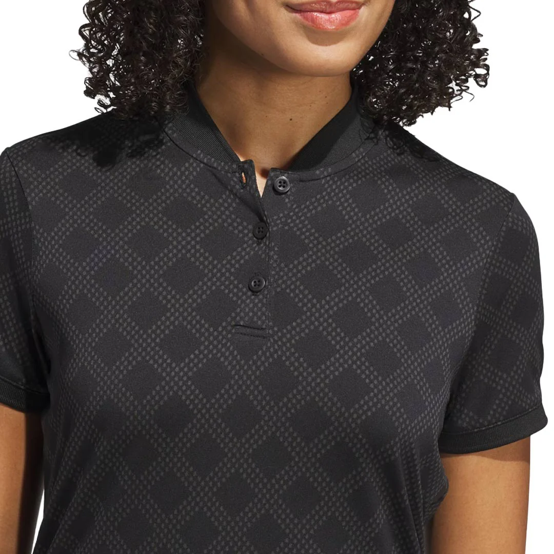 adidas - Women's Ultimate365 Jacquard Short Sleeve Polo (JN8344) - Image 4