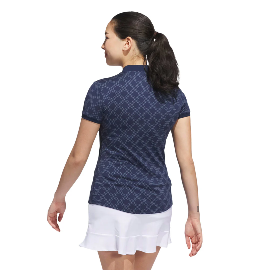 adidas - Women's Ultimate365 Jacquard Short Sleeve Polo (JX7048) - Image 3