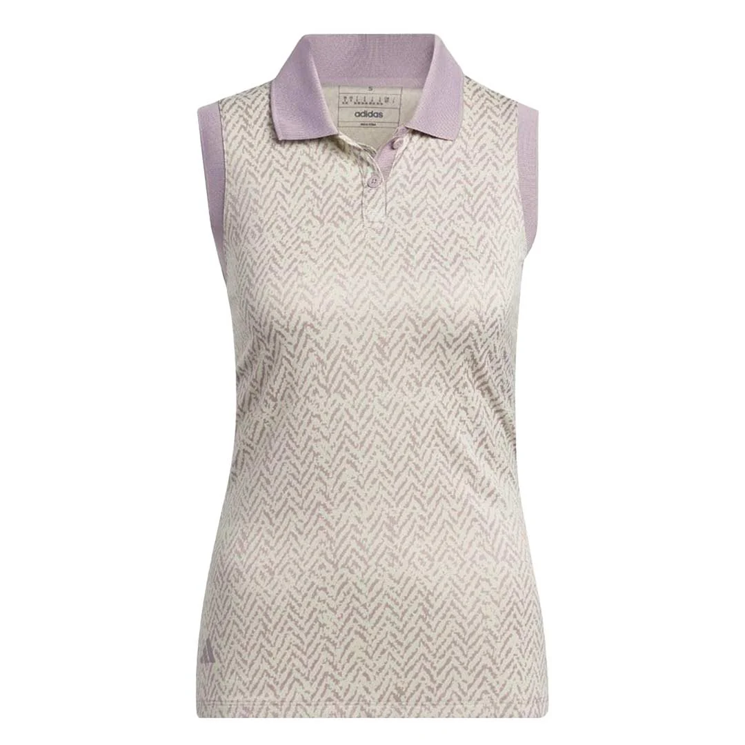 adidas - Women's Ultimate365 Jacquard Sleeveless Polo (IP8691)