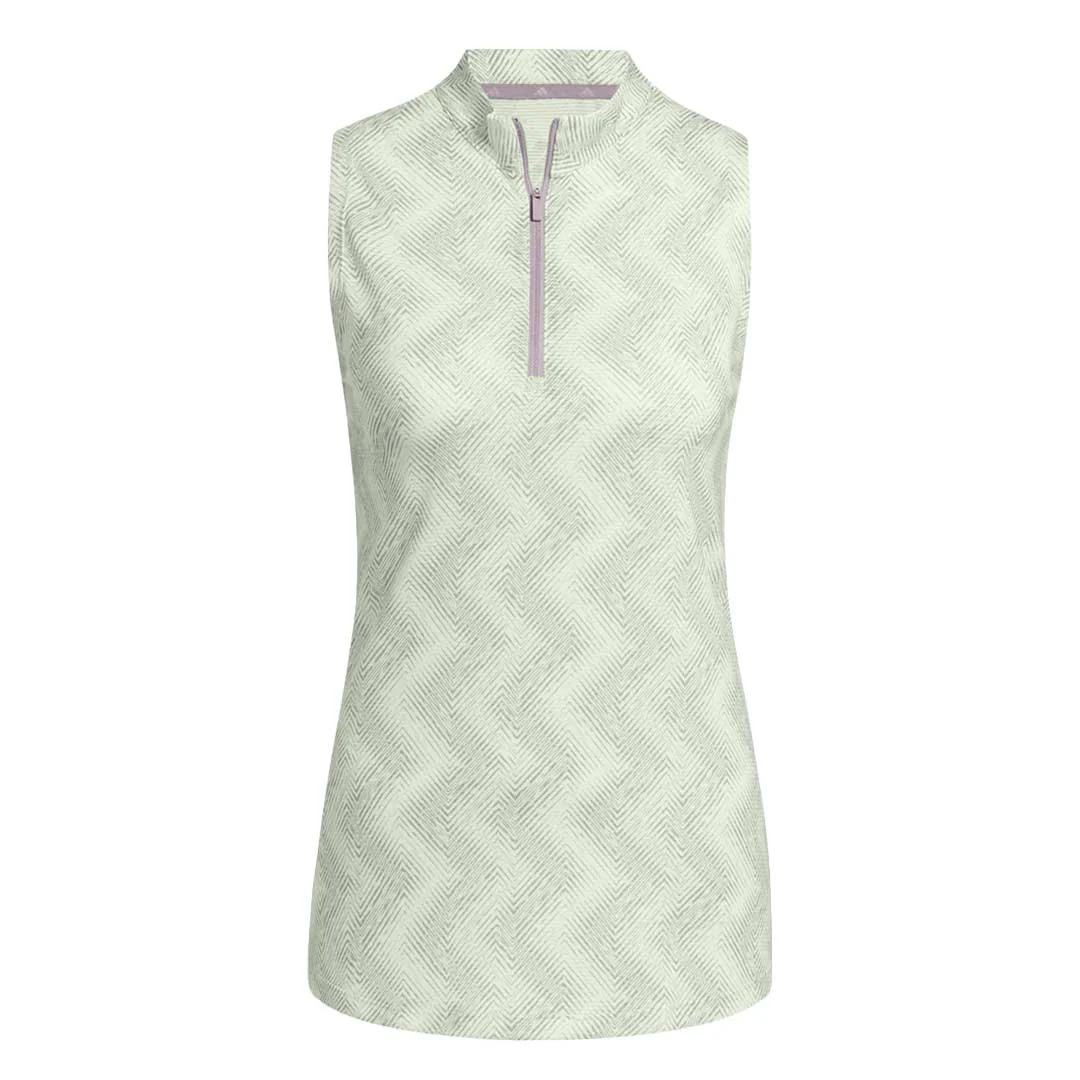 adidas - Women's Ultimate365 Ottoman Printed Sleeveless Polo (IP8689)