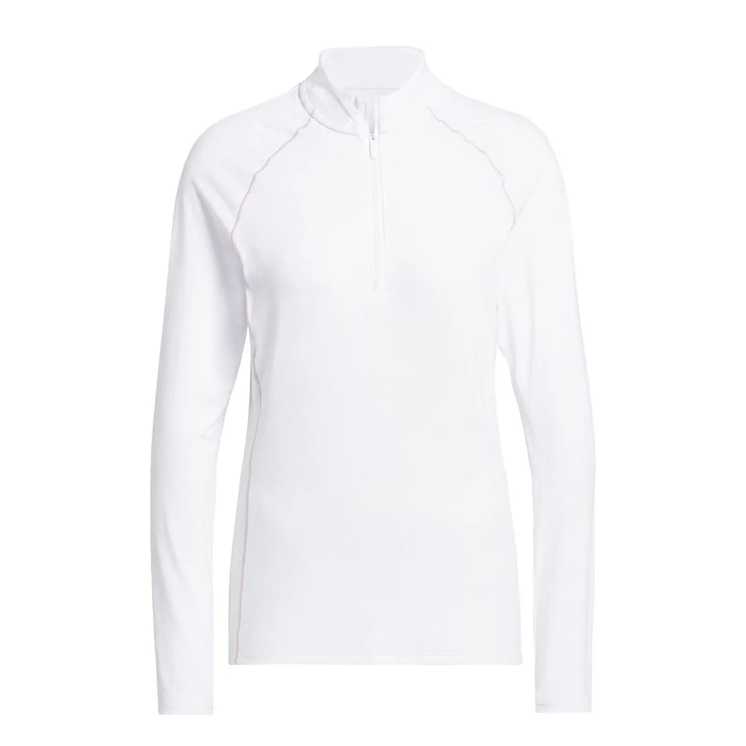 adidas - Women's Ultimate365 Solid 1/4 Zip Mock Polo (IM7871)