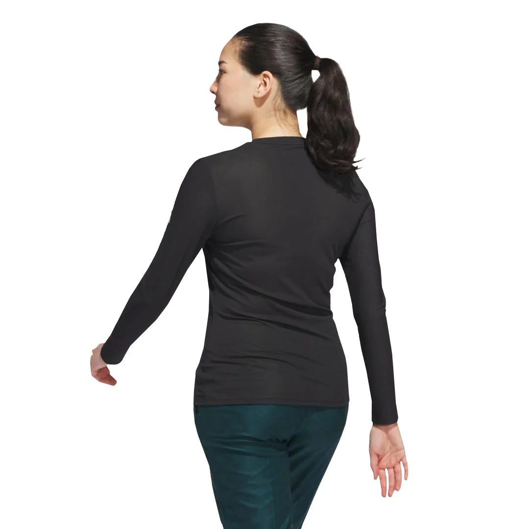 adidas - Women's Ultimate365 Tour Engineered Long Sleeve Slim Top (KB8573) - Image 3