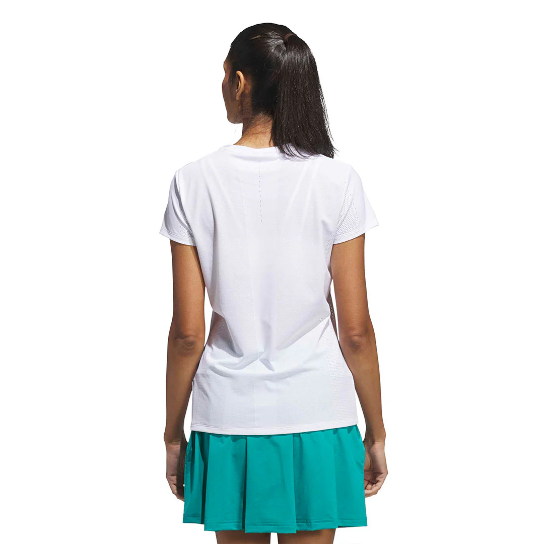 adidas - Women's Ultimate365 Tour Engineered Short Sleeve Top (KB8568) - Image 3