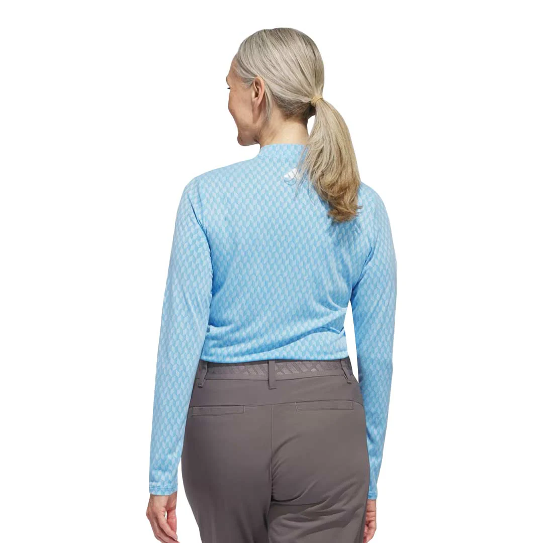 adidas - Women's Ultimate365 Tour HEAT.RDY Mock Neck Polo (IP4178) - Image 3
