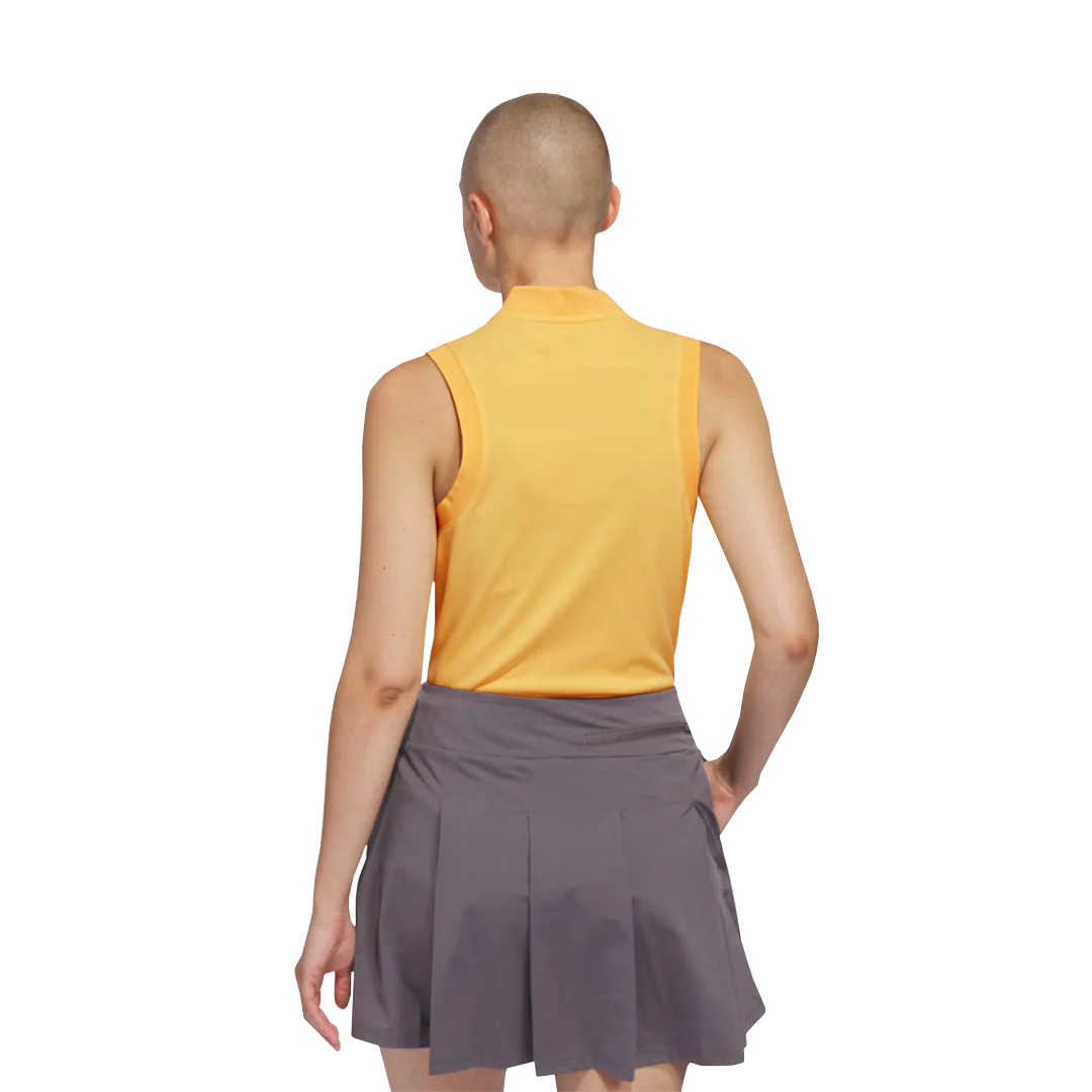adidas - Women's Ultimate365 Tour HEAT.RDY Sleeveless Polo (IP4175) - Image 3