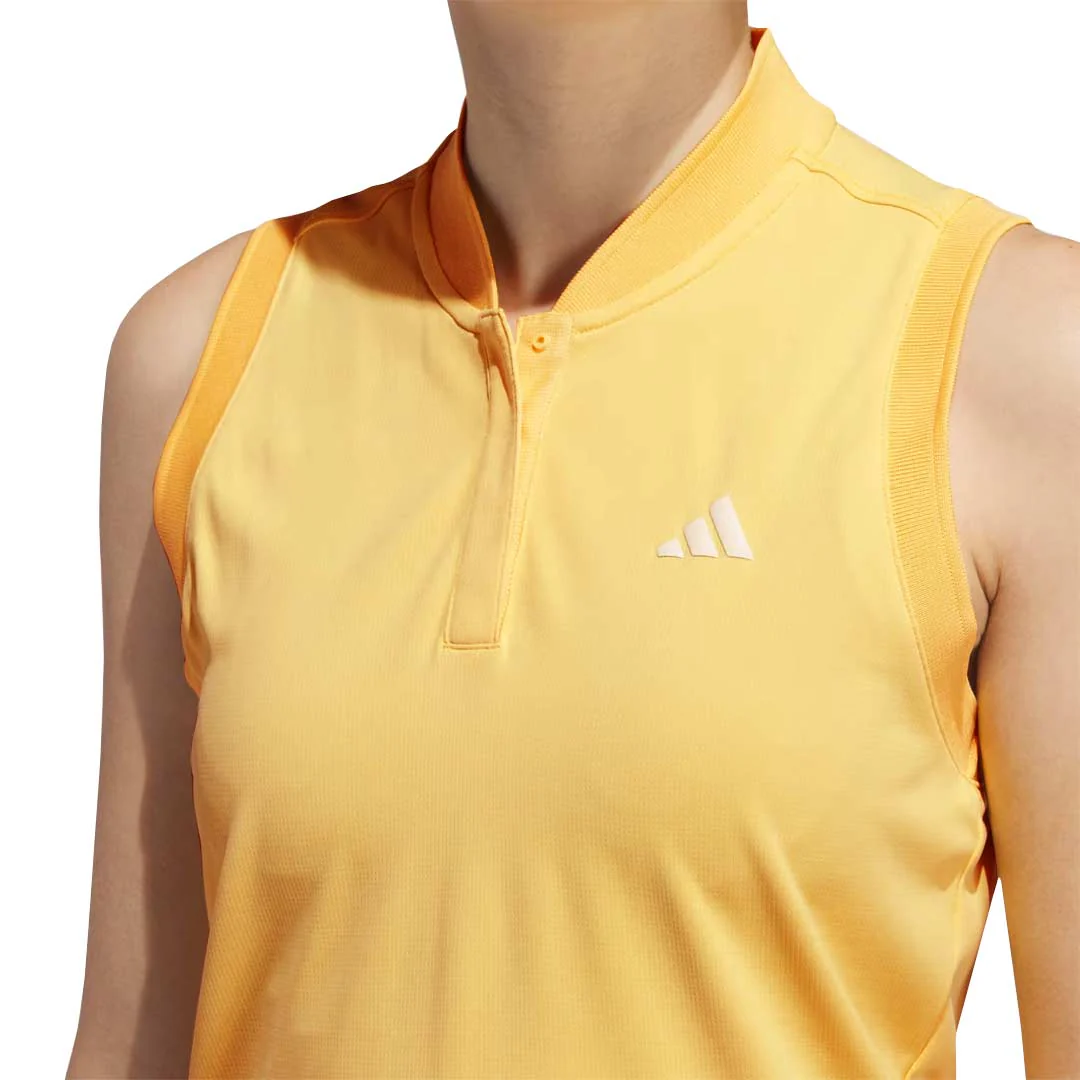 adidas - Women's Ultimate365 Tour HEAT.RDY Sleeveless Polo (IP4175) - Image 4