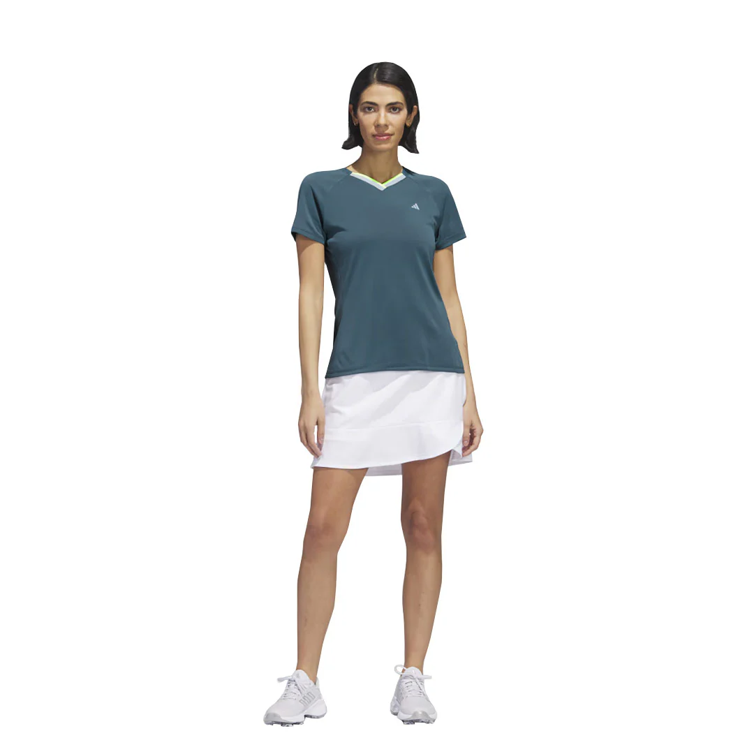 adidas - Women's Ultimate365 Tour HEAT.RDY V-Neck T-Shirt (IB2071) - Image 4