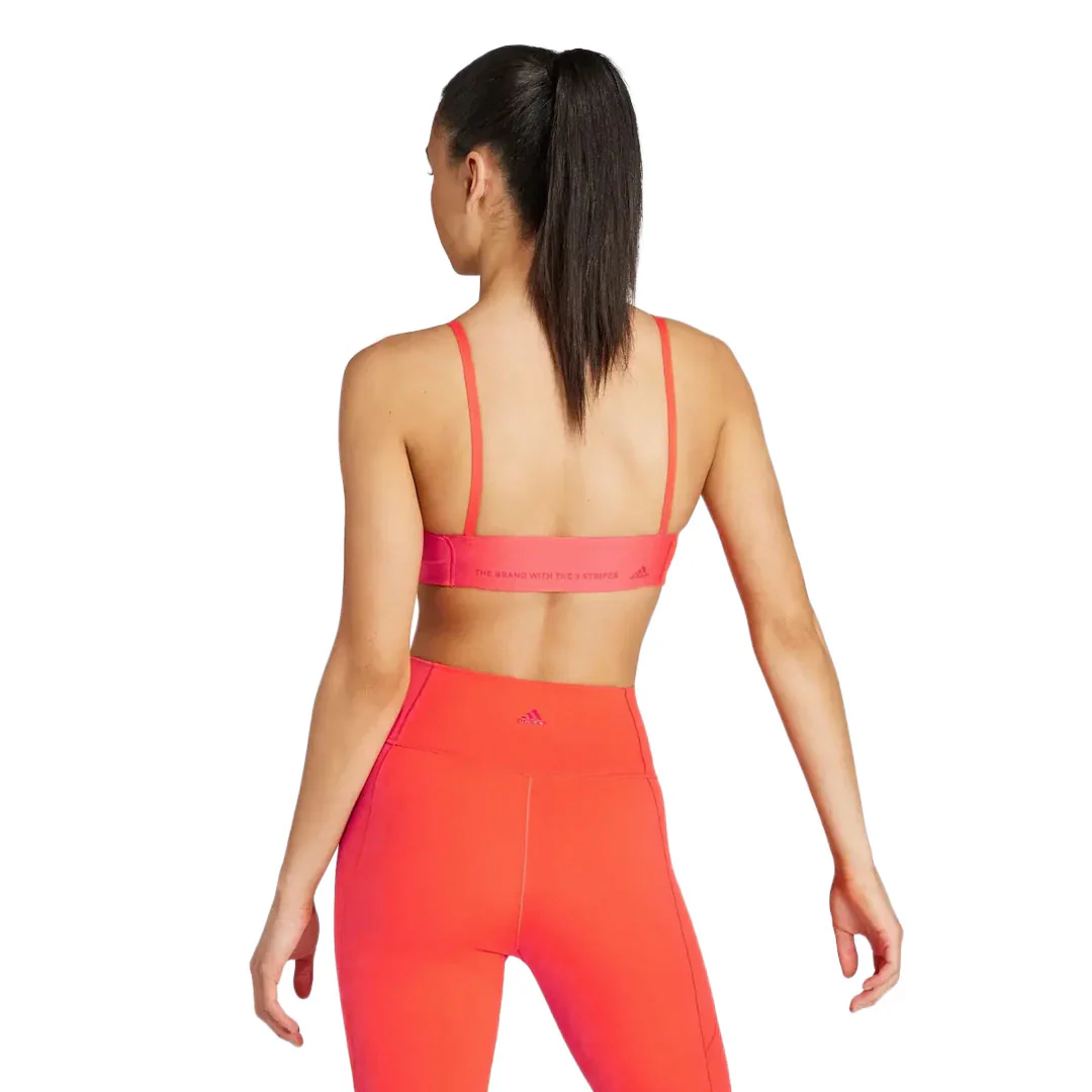 adidas - Women's Women's Yoga Studio Light-Support Bra (IJ5709) - Image 3
