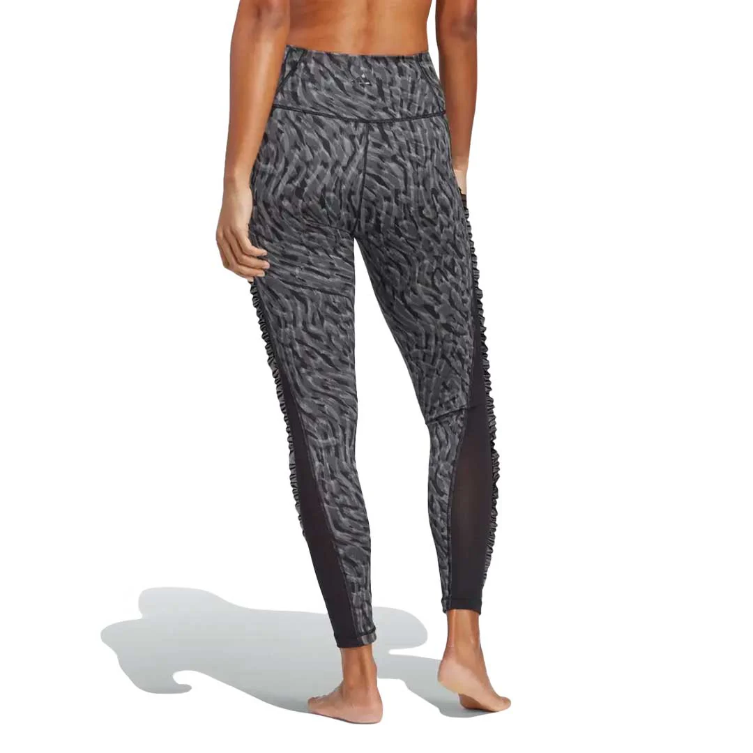 adidas - Women's Yoga Studio Clash Print 7/8 Leggings (HR3018) - Image 3