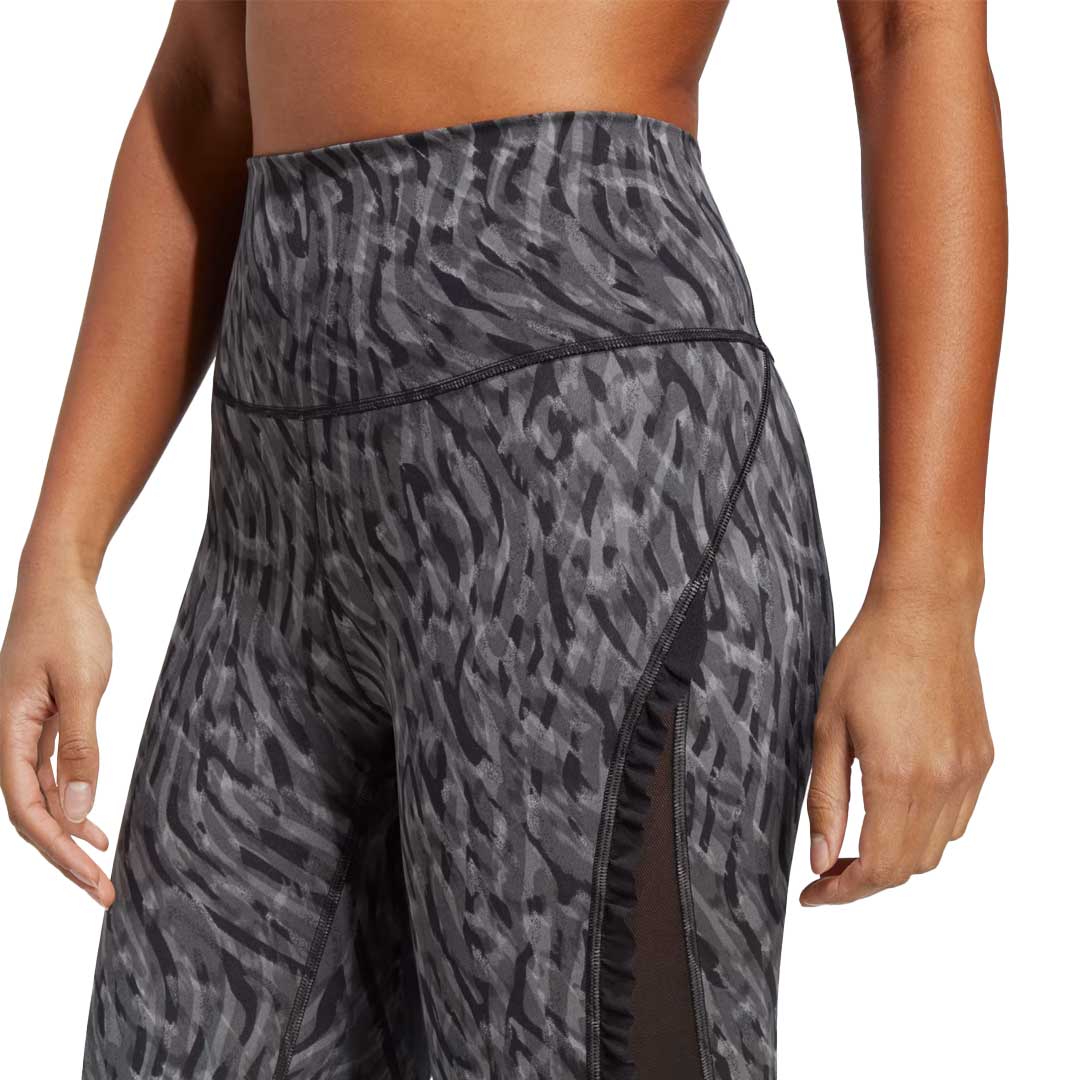 adidas - Women's Yoga Studio Clash Print 7/8 Leggings (HR3018) - Image 4