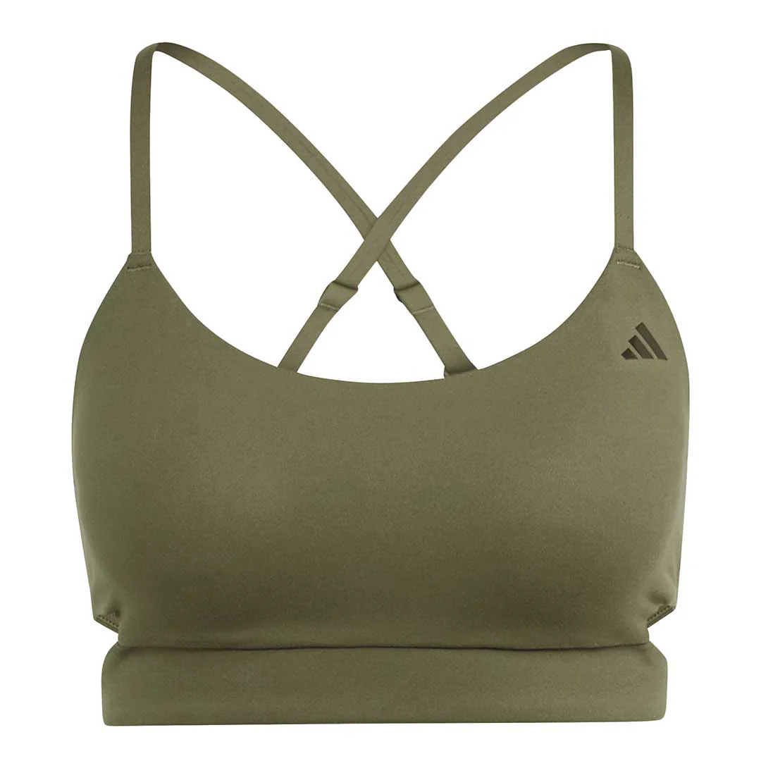 adidas - Women's Yoga Studio Light Support Longline Bra (HY1106)