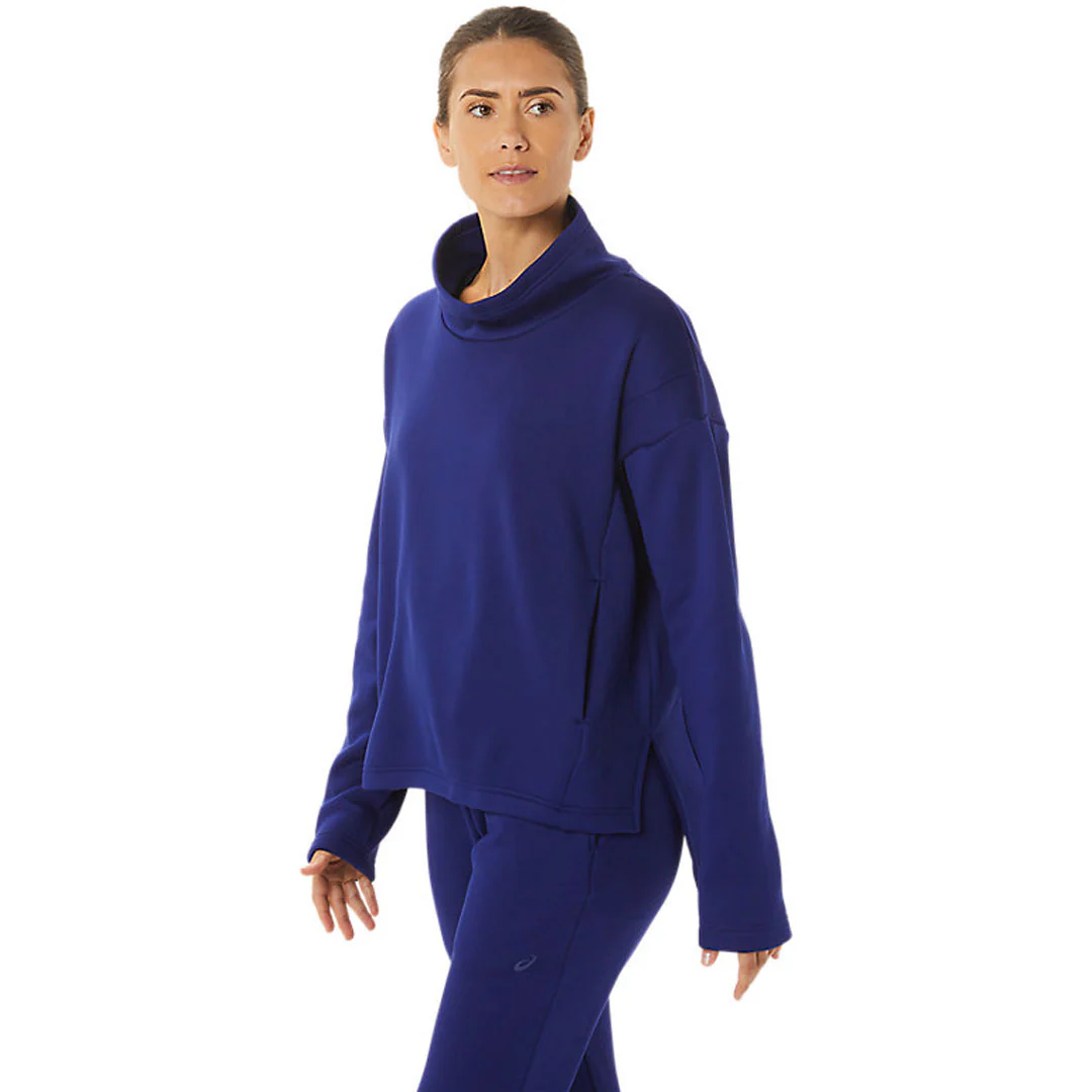 Asics - Women's Brushed Knit Pullover Sweatshirt (2032C427 400) - Image 3