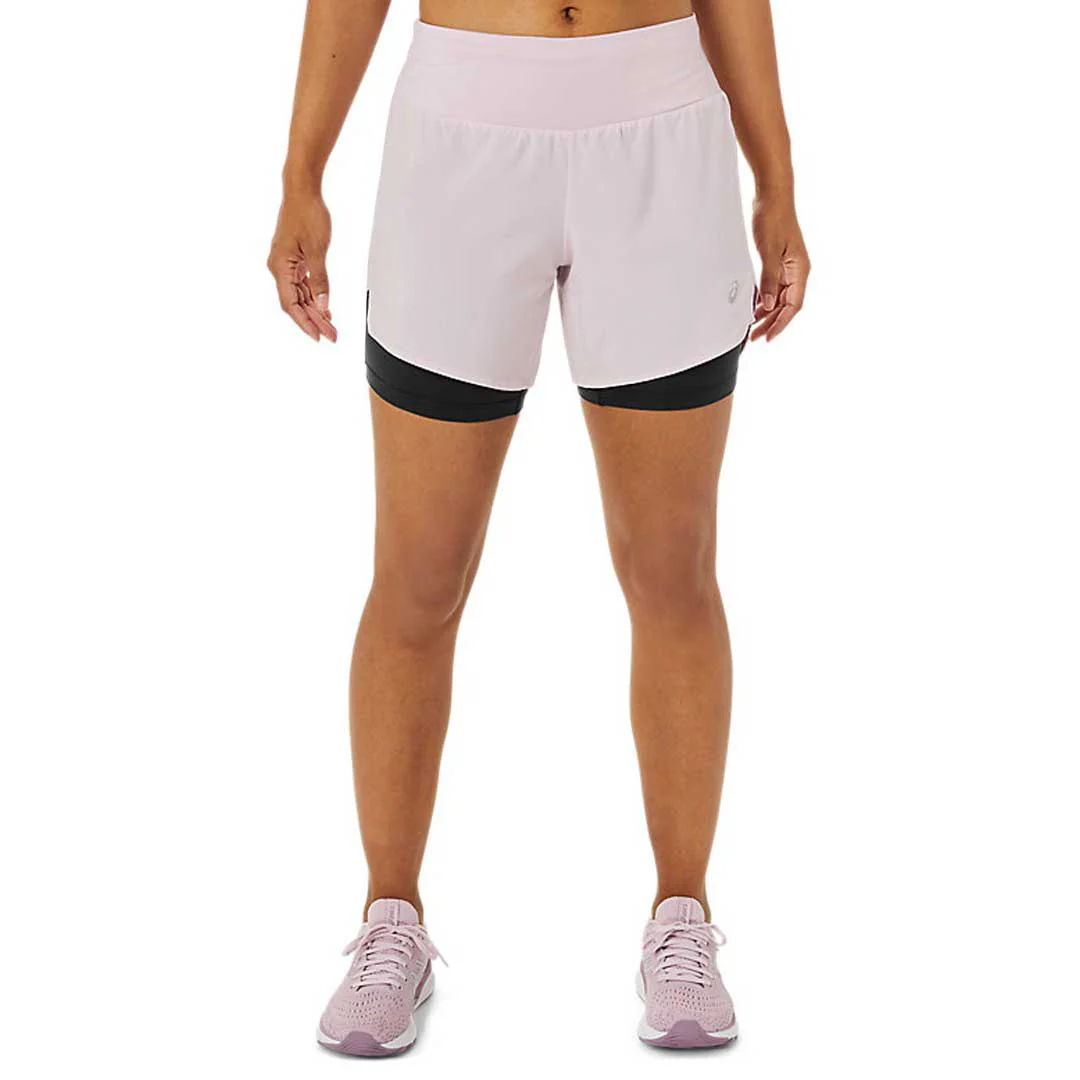 Asics - Women's Road 2-N-1 Shorts (2012A771 713) - Image 2