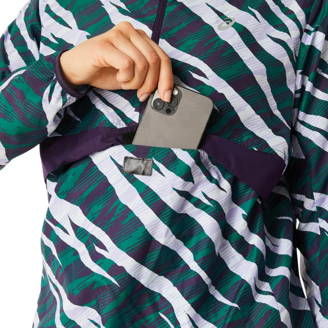 Asics - Women's Wild Camo Anorak Jacket (2012C495 500) - Image 4