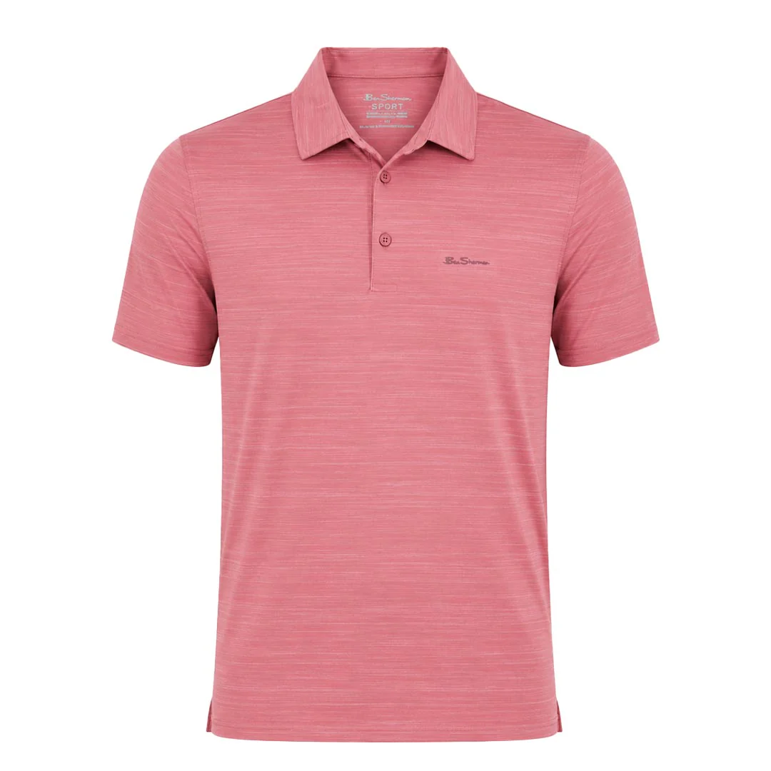 Ben Sherman - Men's 3 Button Golf Polo (624001855 BER)