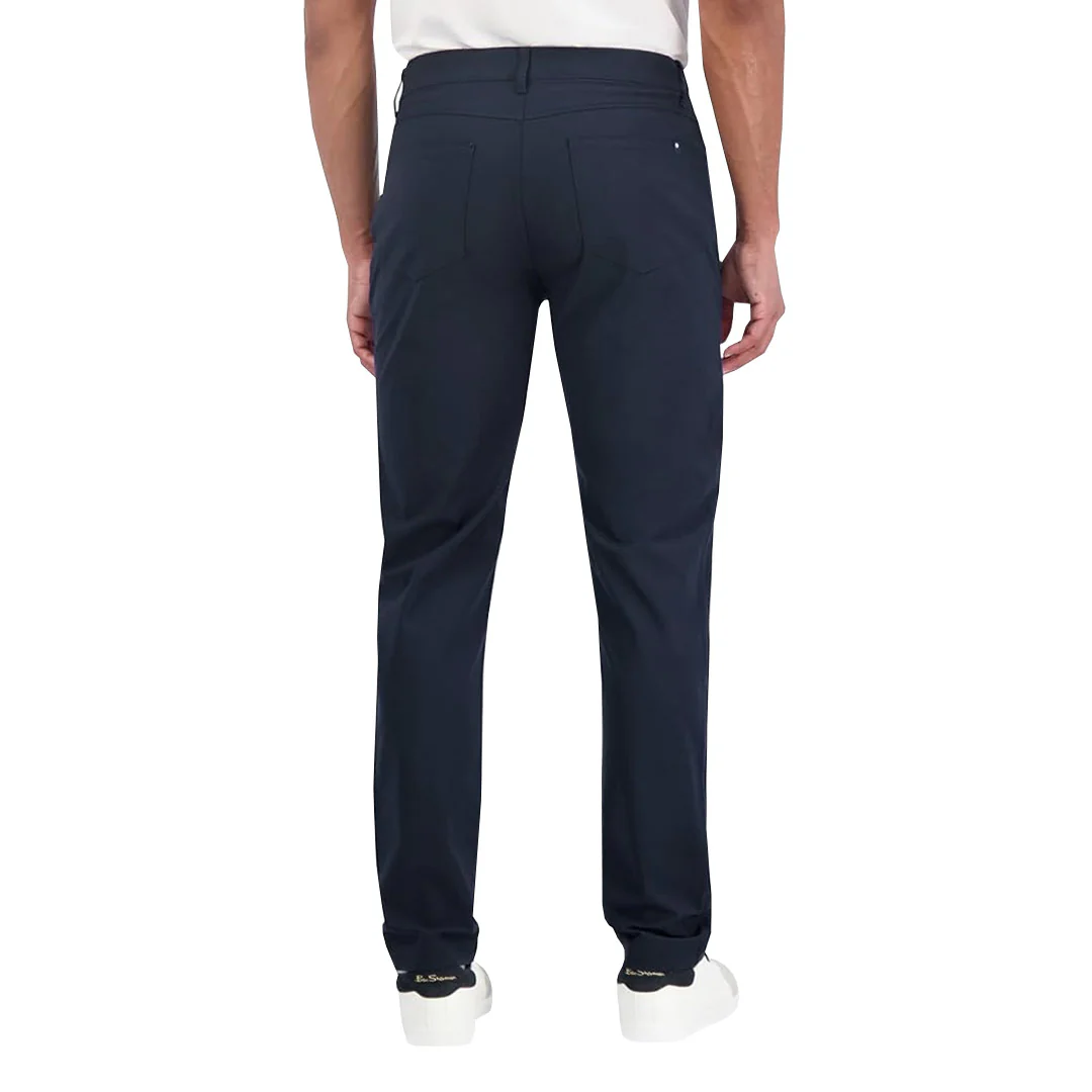 Ben Sherman - Men's 4 Way Stretch Tech Pant (624000469 NVY) - Image 3
