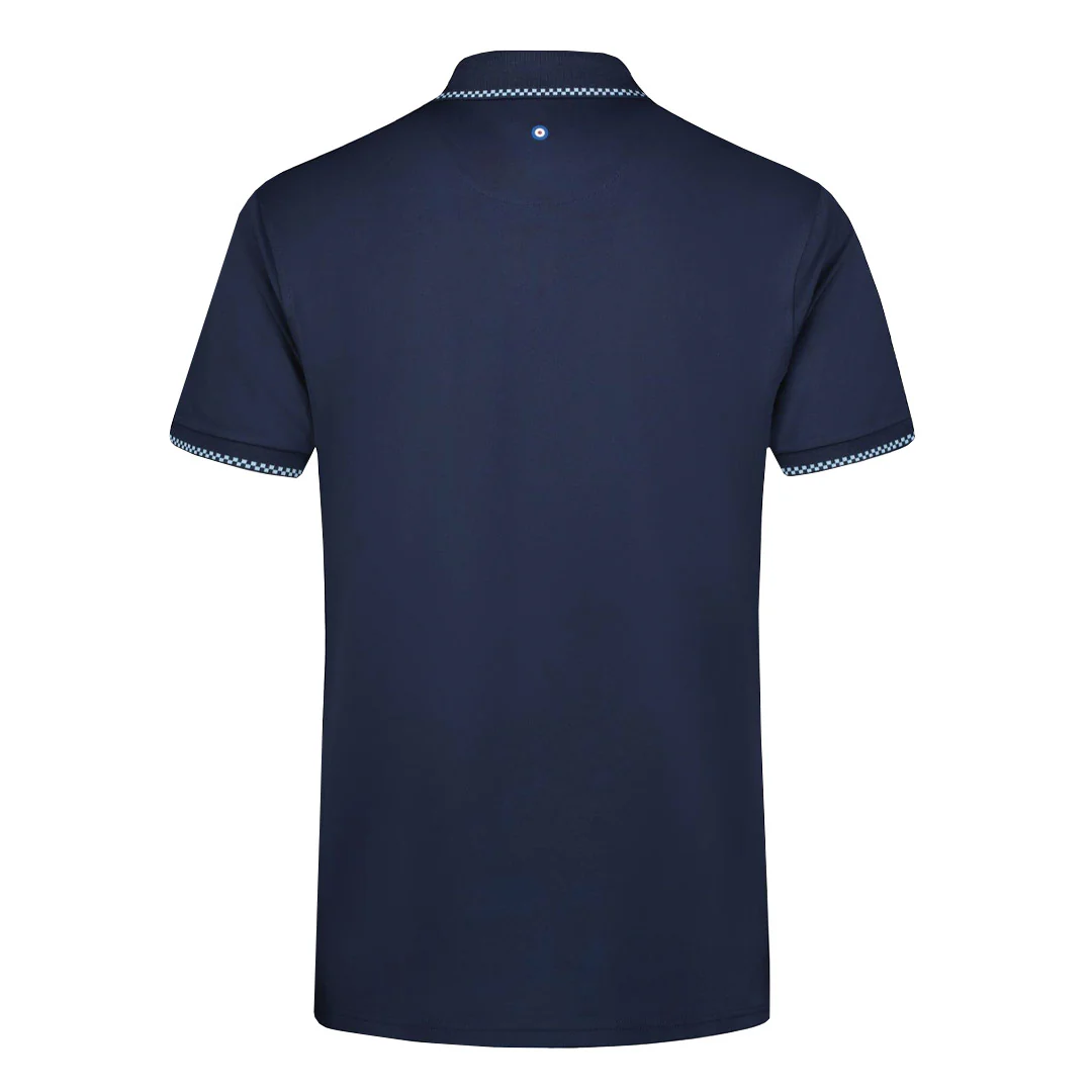 Ben Sherman - Men's Checker Rib Pique Polo (624000542 NVY) - Image 3