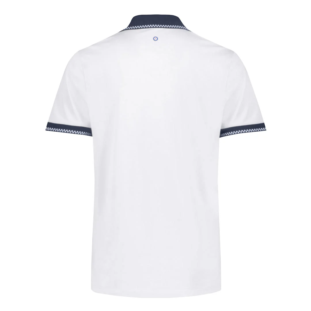 Ben Sherman - Men's Checker Rib Tech Pique Polo (624000542 WHT) - Image 2