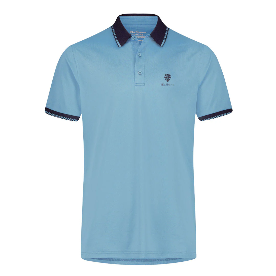 Ben Sherman - Men's Checker Rib Tech Pique Polo (G7222RAG LBL)