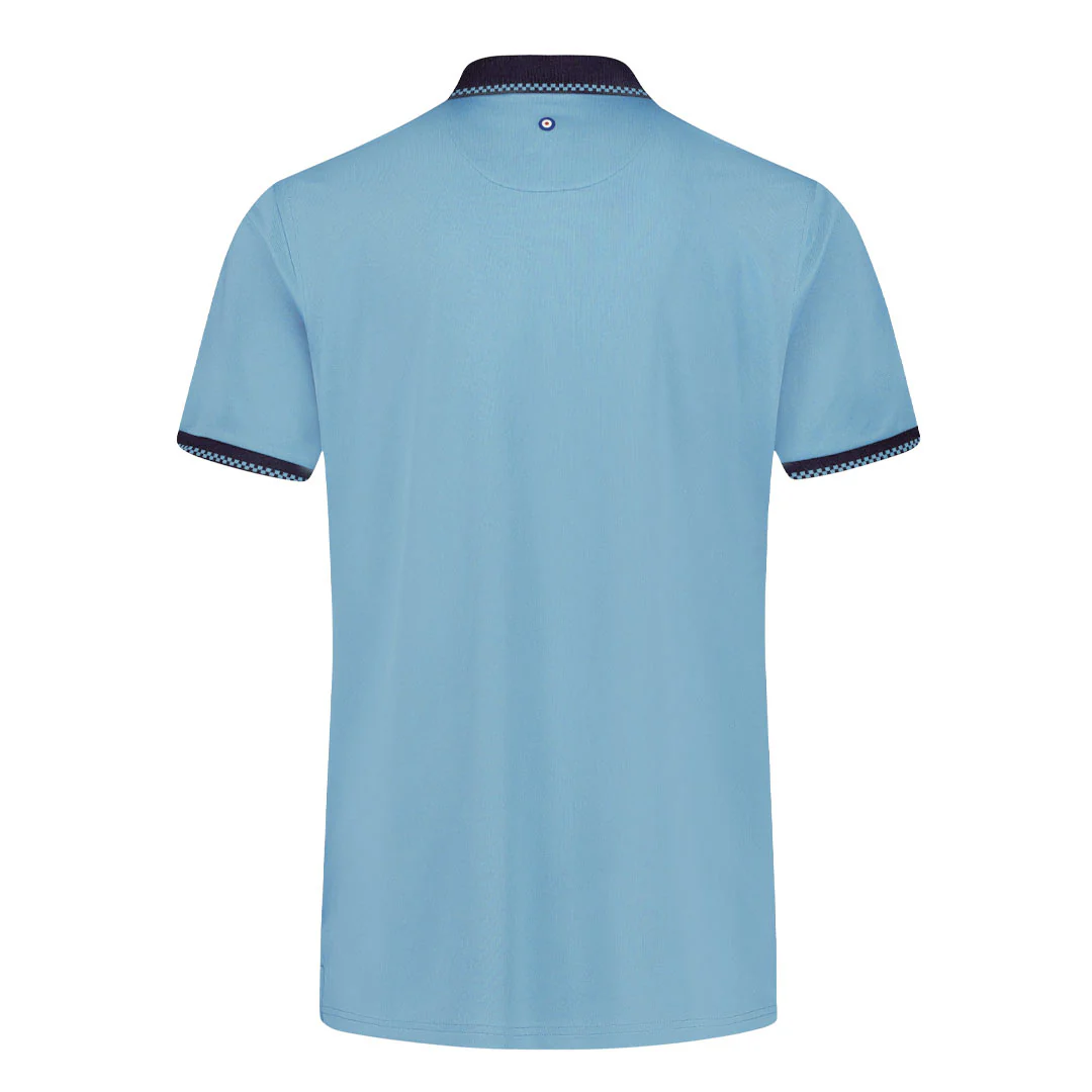 Ben Sherman - Men's Checker Rib Tech Pique Polo (G7222RAG LBL) - Image 2