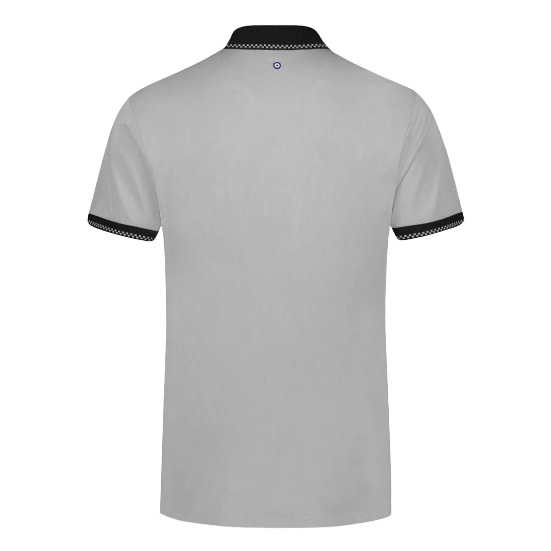 Ben Sherman - Men's Checker Rib Tech Pique Polo (G7222RAG LGR) - Image 2