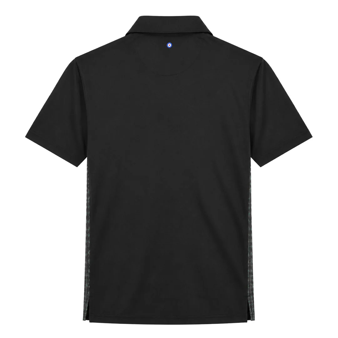 Ben Sherman - Men's Diamond Tech Jersey Polo (G7236ANG BLK) - Image 2