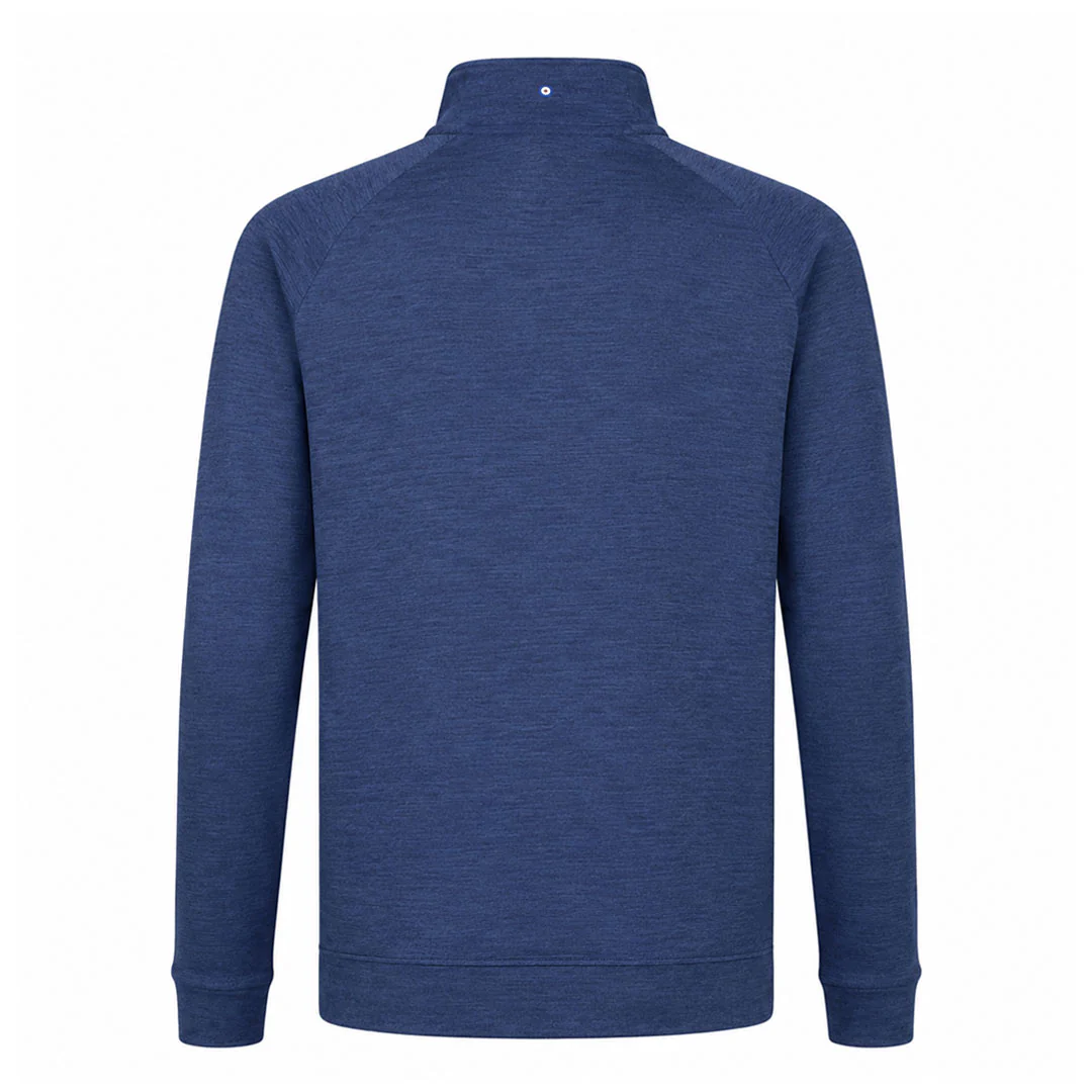 Ben Sherman - Men's Melange Fleece 1/4 Zip Pullover (624003736 NVY) - Image 2