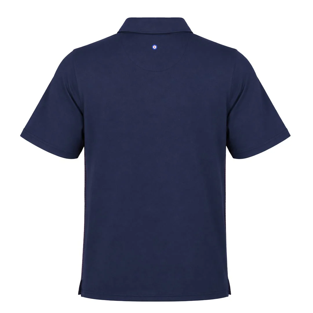 Ben Sherman - Men's Mini Stripes Color Block Polo (G7227ADG NVY) - Image 2