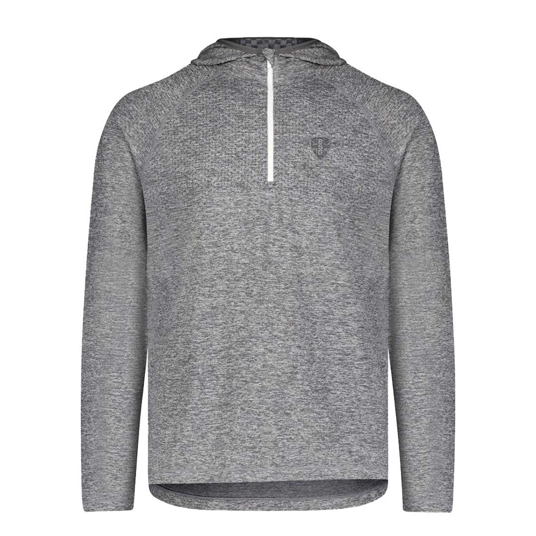 Ben Sherman - Men's Seamless Knit 1/4 Zip Hoodie (624000459 GRY)