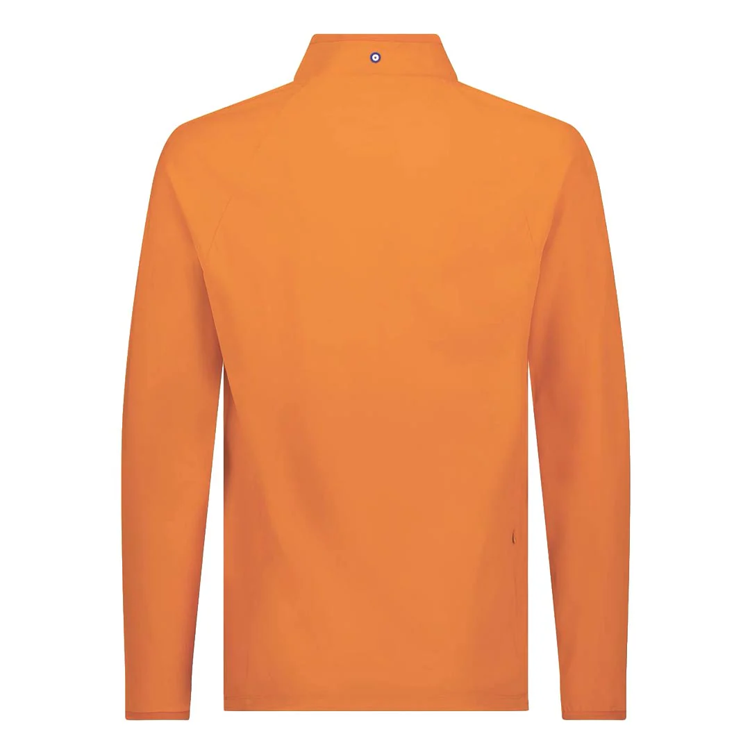 Ben Sherman - Men's Solid Pique 1/4 Zip Pullover (624000553 AMB) - Image 2