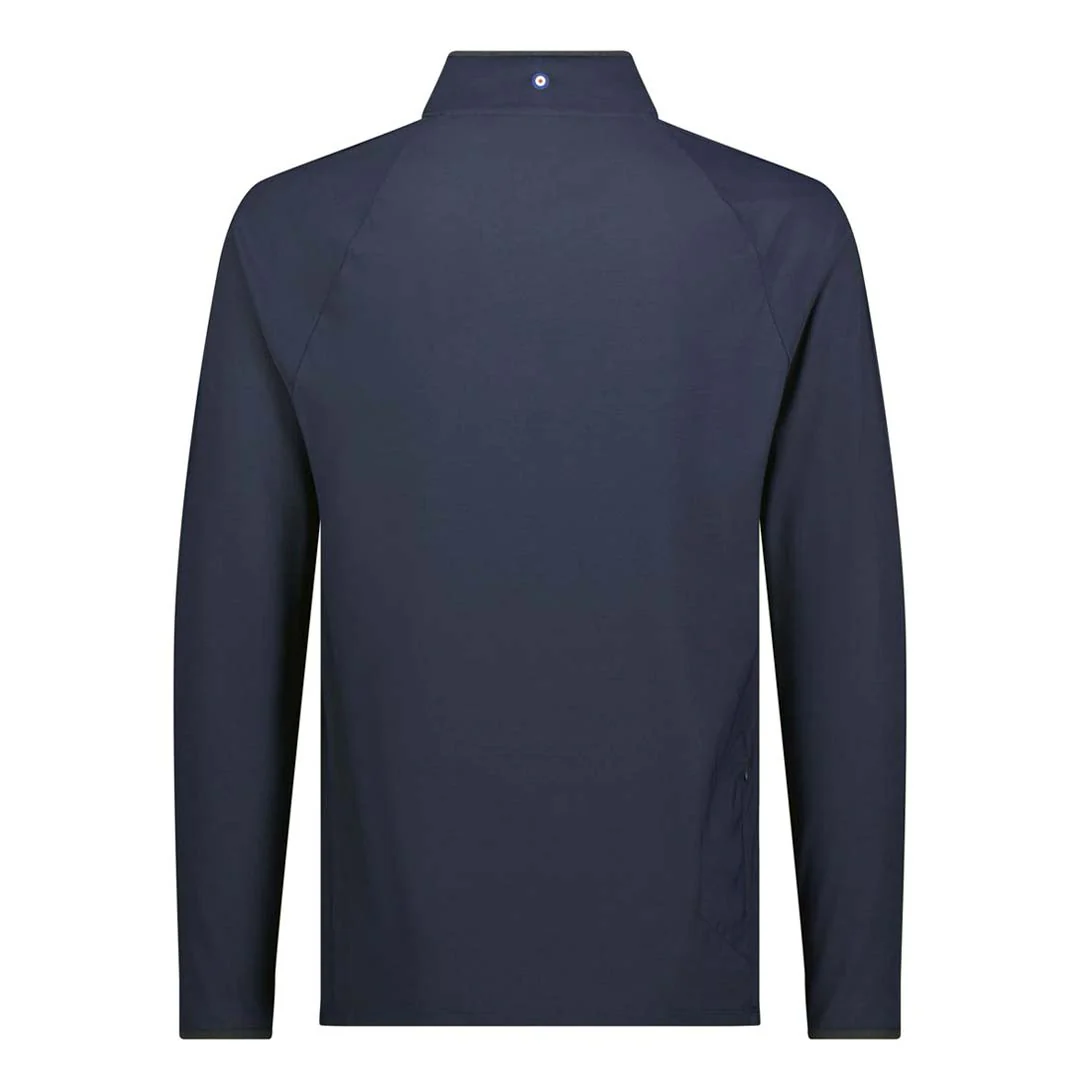 Ben Sherman - Men's Solid Pique 1/4 Zip Pullover (624000553 NVY) - Image 2