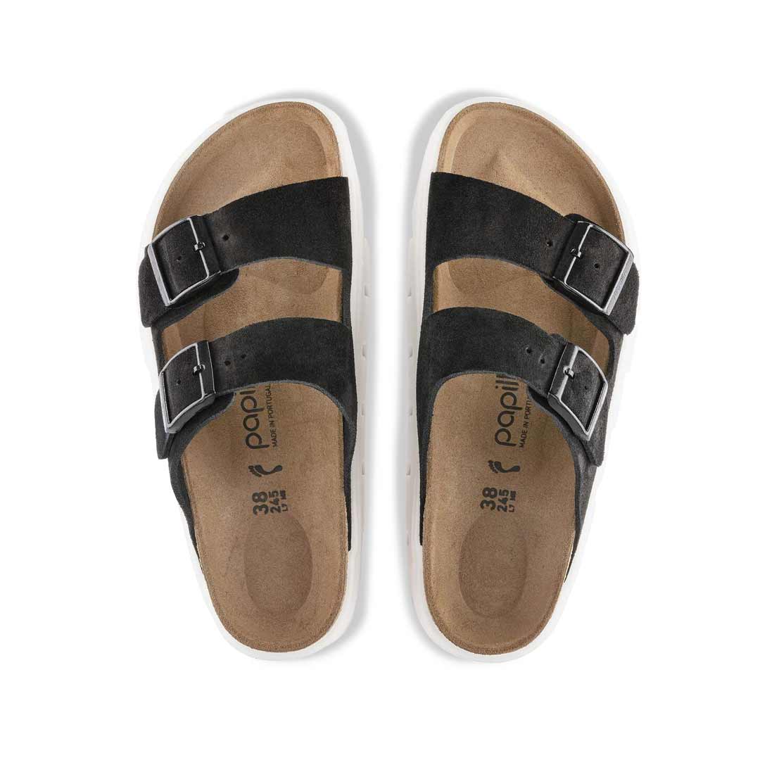 Birkenstock - Women's Arizona Chunky Suede Leather Sandals (Narrow) (1023717) - Image 3