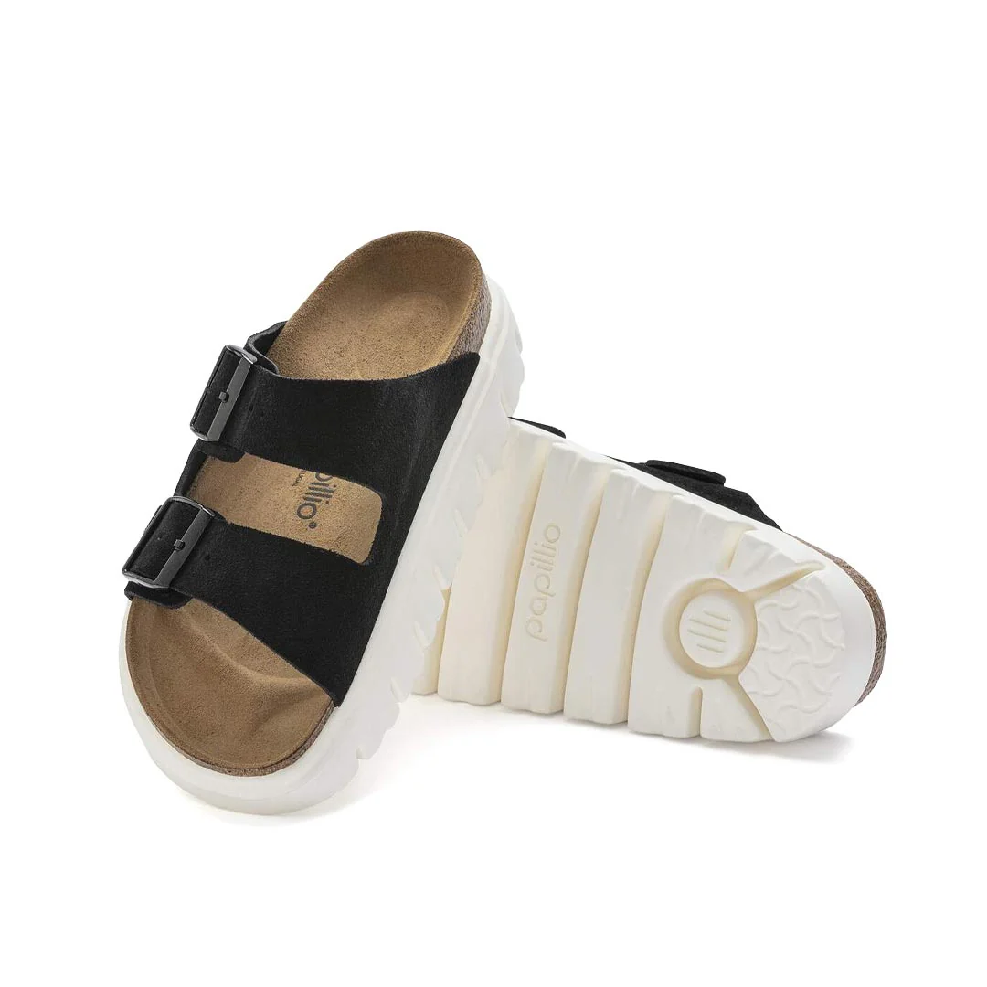 Birkenstock - Women's Arizona Chunky Suede Leather Sandals (Narrow) (1023717) - Image 4