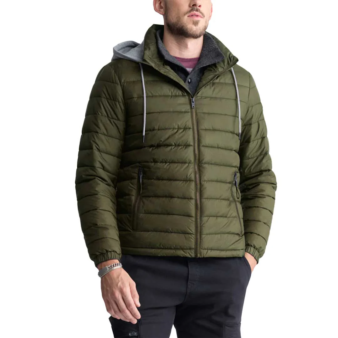 Buffalo - Men's Chad Puffer Zip-Up Jacket (OBMOE002 312) - Image 2
