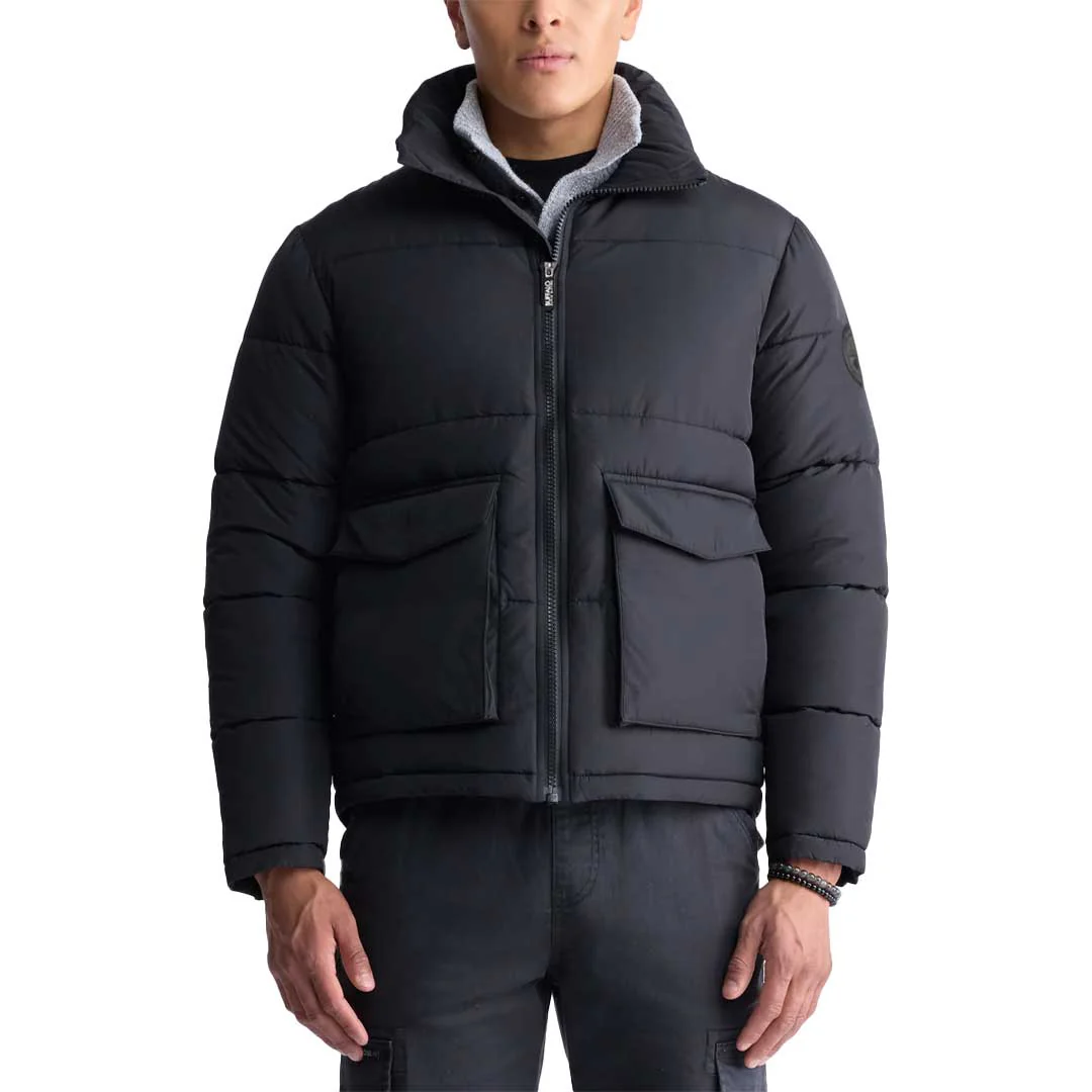 Buffalo - Men's Nestor Puffer Zip-Up Jacket (OBMOE003 005) - Image 2