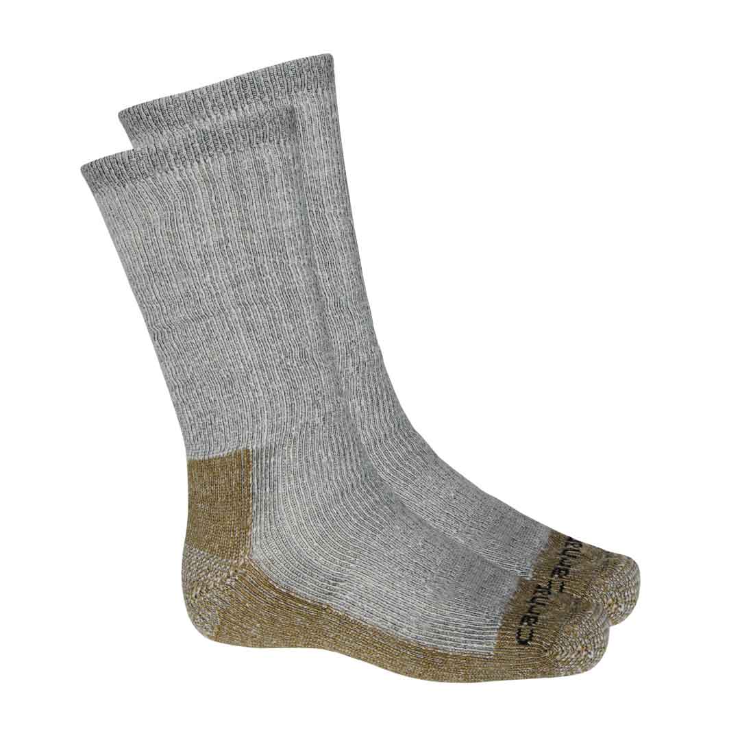 Carhartt - Men's 2 Pack Steel Toe Boot Socks (CHMA7672B2 GRY)