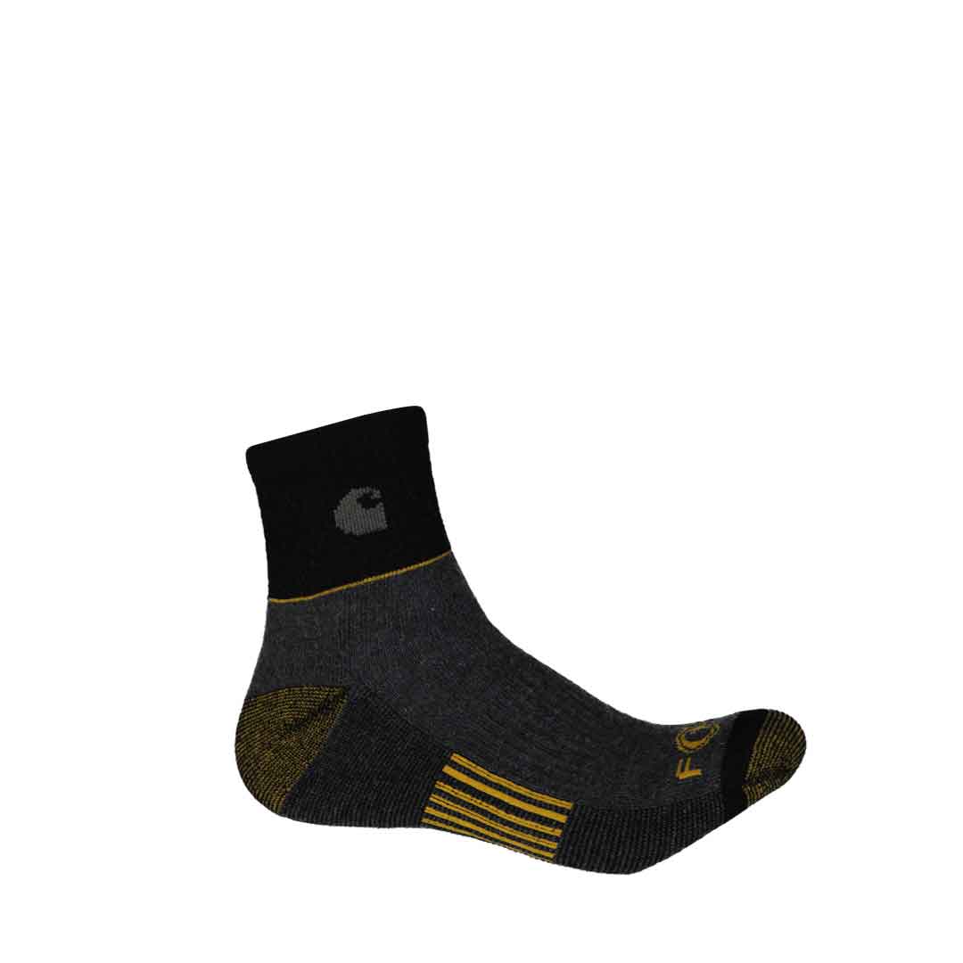 Carhartt - Men's 3 Pack 1/4 Sock (CHMA0106Q3 BLK) - Image 3