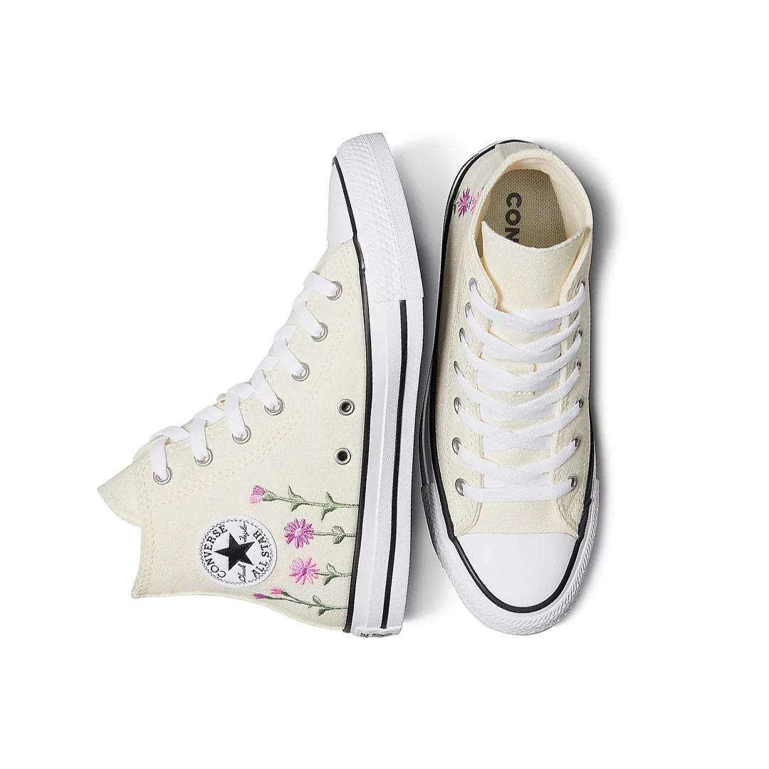 Converse - Kids' (Preschool) Chuck Taylor All Star Florals High Top Shoes (A11775C) - Image 3