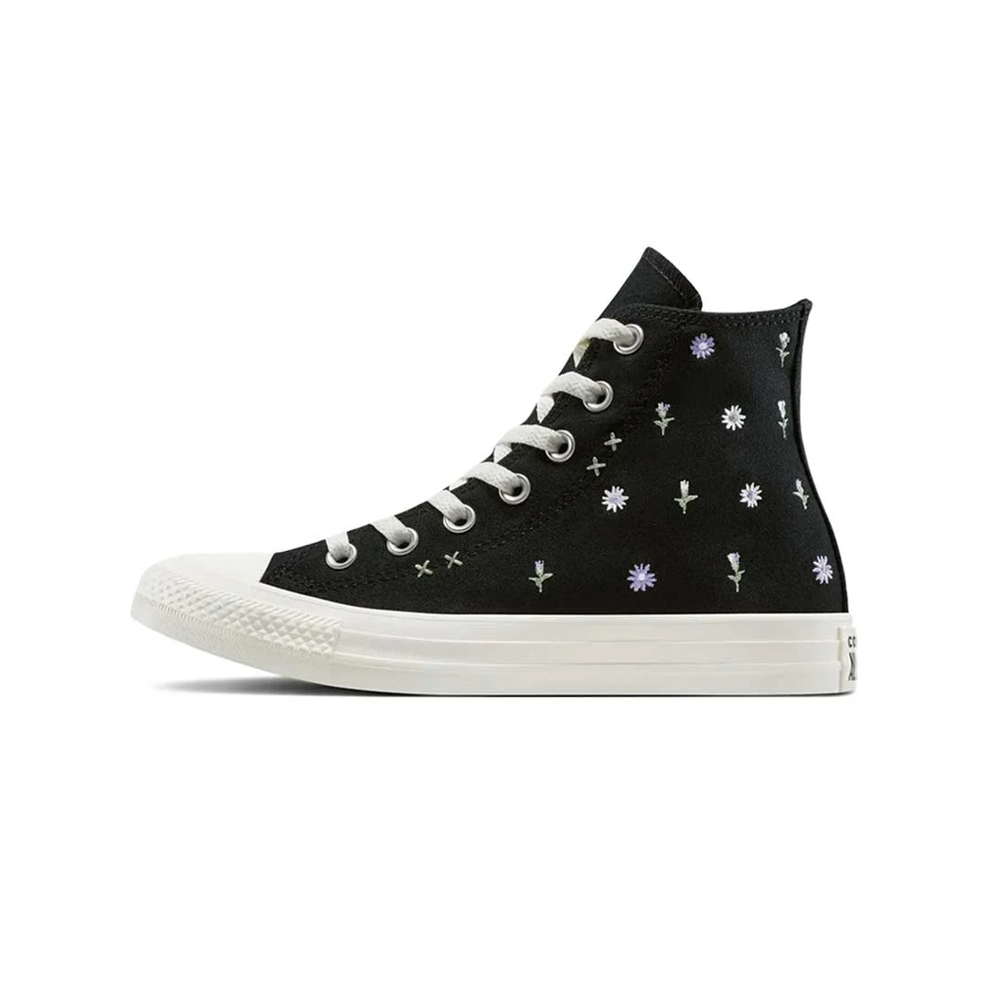 Converse - Unisex Chuck Taylor All Star Embroidered Flowers High Top Shoes (A14978C) - Image 2