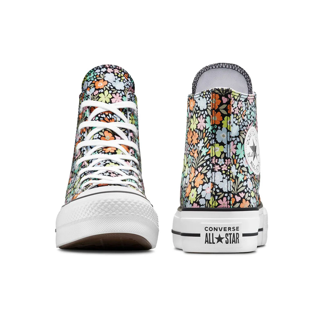 Converse - Women's Chuck Taylor All Star Lift Allover Florals High Top Shoes (A15009C) - Image 4