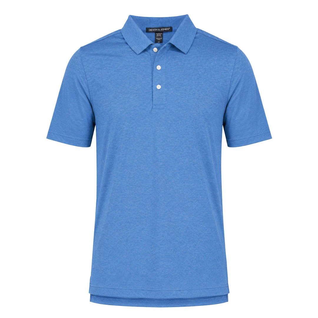 Devon & Jones - Men's Pima Tech Polo (DG210 BLUHTH)