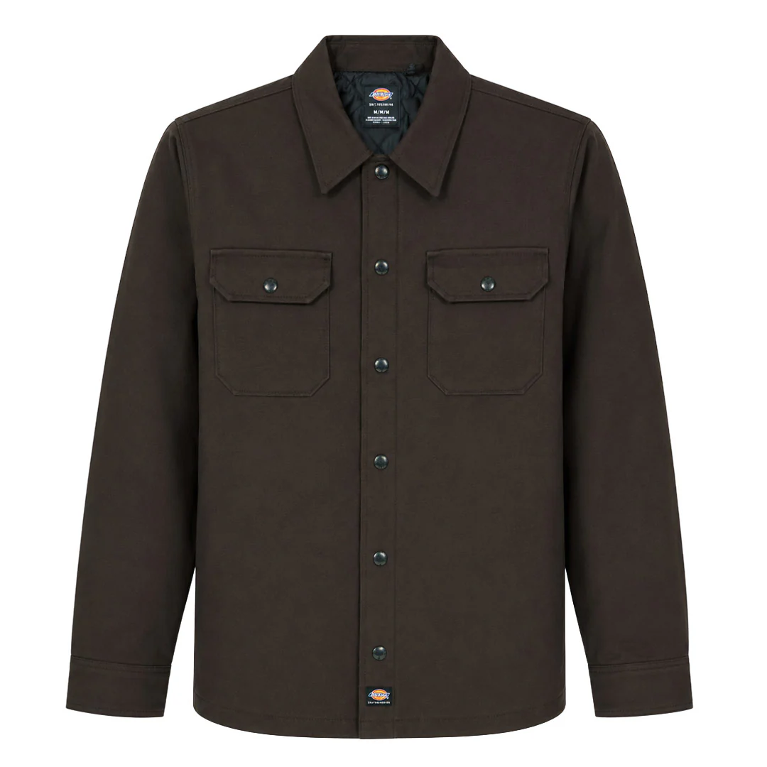 Dickies - Men's Quilt Lined Woven Duck Snap Jacket (A85SI0DB)