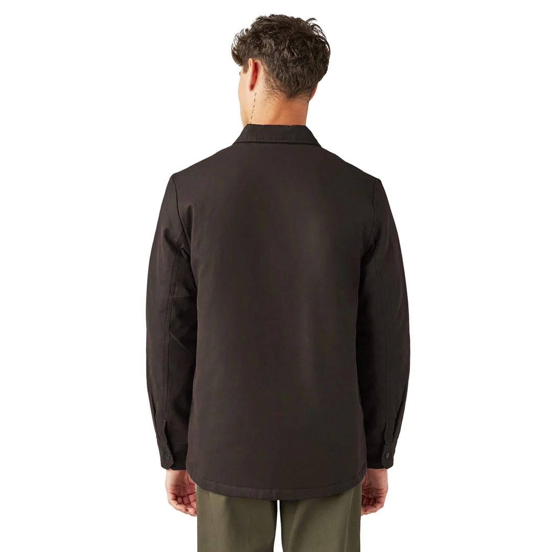Dickies - Men's Quilt Lined Woven Duck Snap Jacket (A85SI0DB) - Image 3