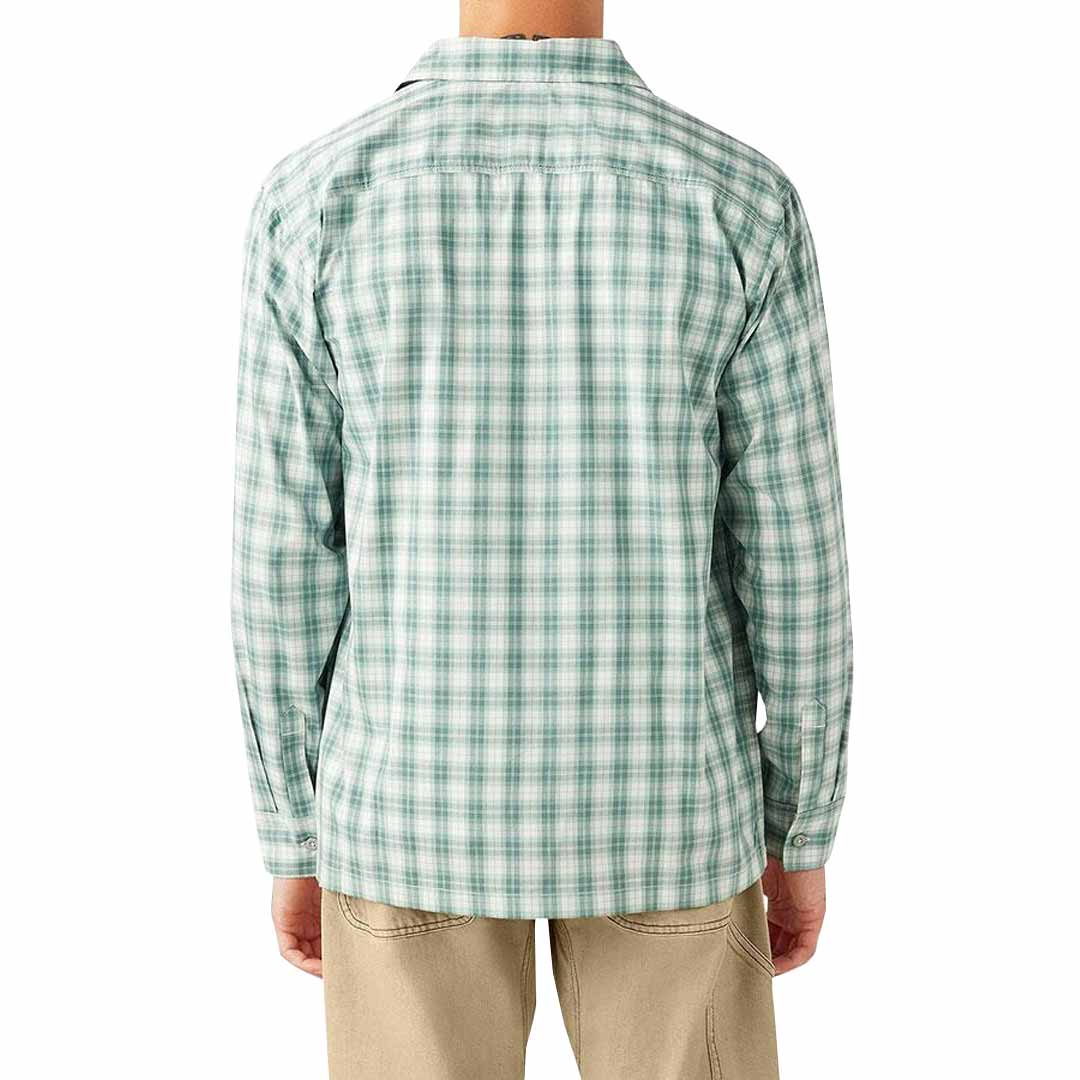 Dickies - Men's Woven Plaid Poplin Long Sleeve Shirt (A85SF0LN) - Image 3