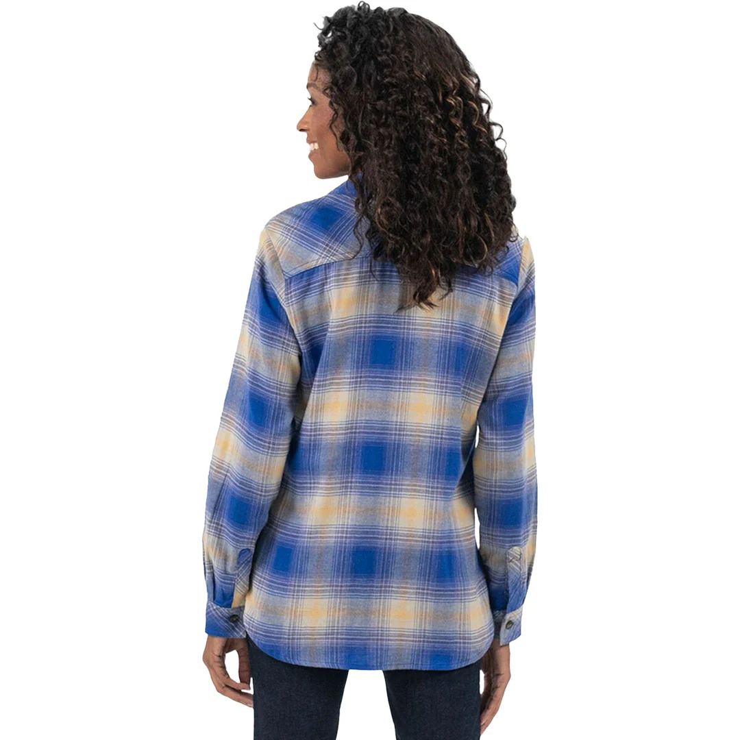 Dickies - Women's Long Sleeve Flannel Plaid Shirt (FL075C1J) - Image 3