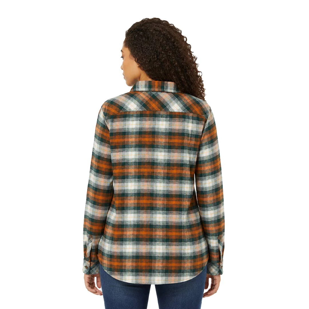 Dickies - Women's Long Sleeve Flannel Plaid Shirt (FL075C1T) - Image 3